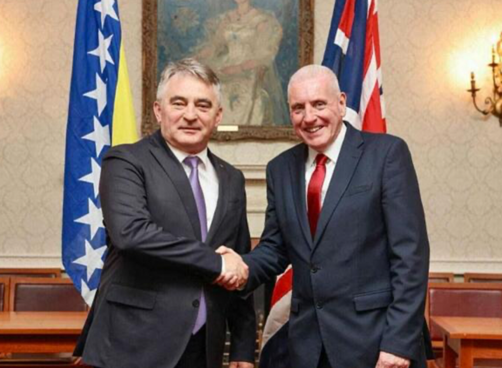 Komšić: Britanska vlada poslala jasnu poruku političarima iz Republike Srpske